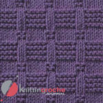 Простейший узор спицами для начинающих перевод вязание